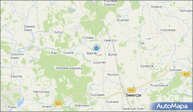 mapa Wyrzyki-Pękale, Wyrzyki-Pękale na mapie Targeo