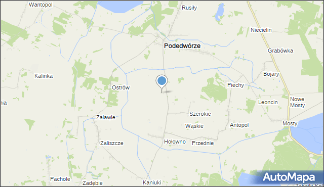 mapa Zaluzie, Zaluzie na mapie Targeo