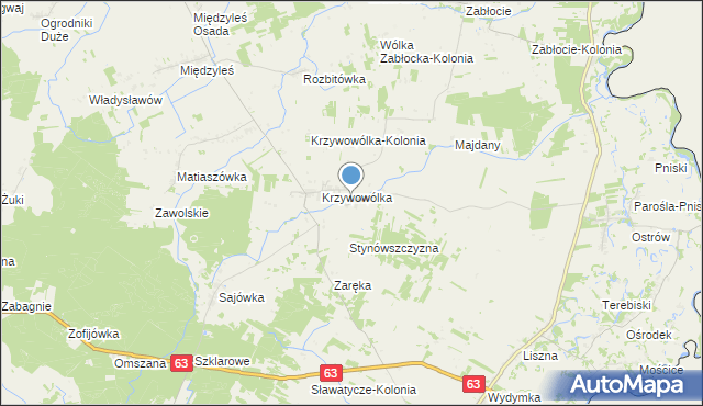 mapa Zańków, Zańków na mapie Targeo