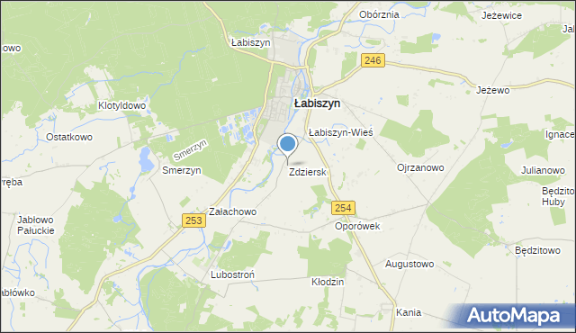 mapa Zdziersk, Zdziersk na mapie Targeo