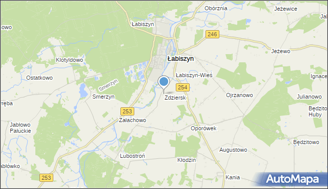 mapa Zdziersk, Zdziersk na mapie Targeo