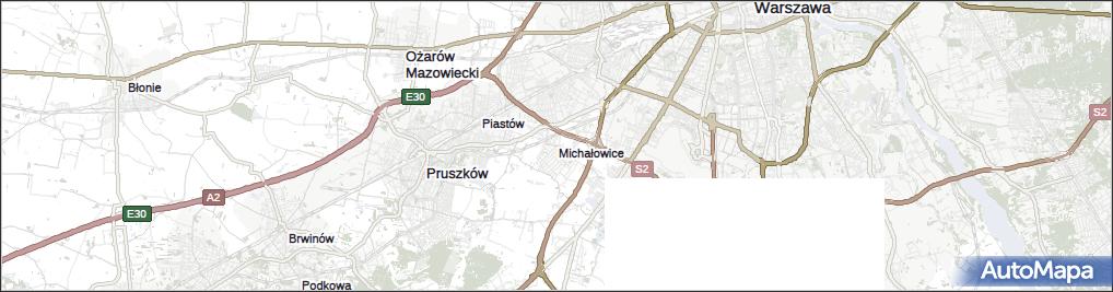 mapa michałowice k warszawy Mapa Michałowice, Michałowice powiat pruszkowski na mapie Targeo