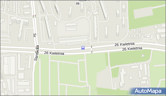 Przystanek 26 Kwietnia 11. ZDiTM Szczecin - Szczecin (id 35111) na mapie Targeo