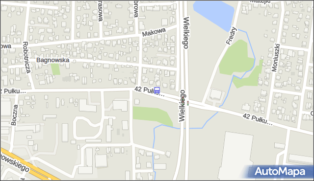 Przystanek 42. PUŁKU PIECHOTY/CHABROWA. BKM - Białystok (id 201) na mapie Targeo