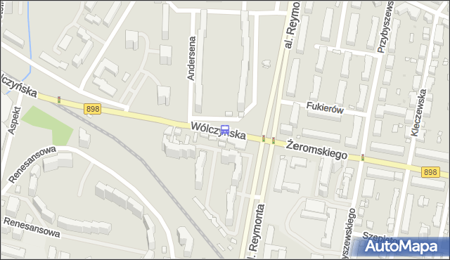 Przystanek Andersena 02. ZTM Warszawa - Warszawa (id 602302) na mapie Targeo
