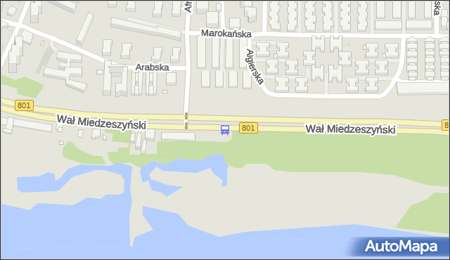 Przystanek Arabska 01. ZTM Warszawa - Warszawa (id 220301) na mapie Targeo