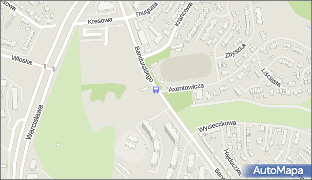 Przystanek Axentowicza 11. ZDiTM Szczecin - Szczecin (id 45211) na mapie Targeo