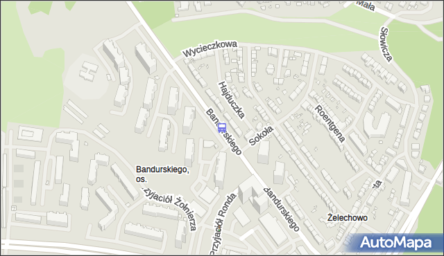 Przystanek Bandurskiego 12. ZDiTM Szczecin - Szczecin (id 45312) na mapie Targeo