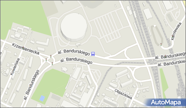 Przystanek Bandurskiego - Atlas Arena. MPKLodz - Łódź (id 1773) na mapie Targeo