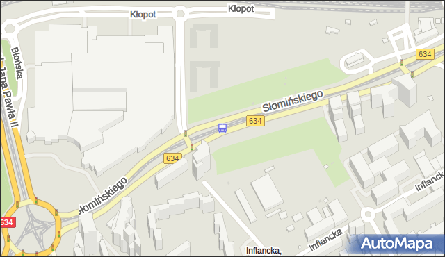 Przystanek Baseny Inflancka 03. ZTM Warszawa - Warszawa (id 708103) na mapie Targeo