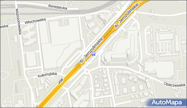 Przystanek Berestecka 01. ZTM Warszawa - Warszawa (id 405101) na mapie Targeo