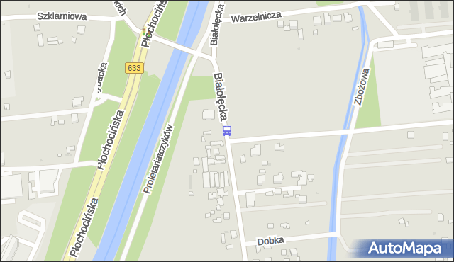 Przystanek Białołęka-Kanał 02. ZTM Warszawa - Warszawa (id 117402) na mapie Targeo