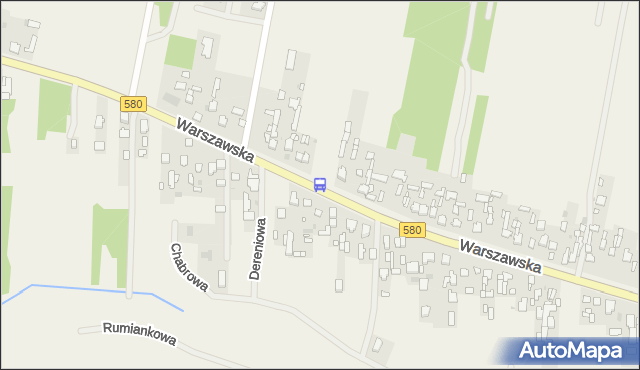 Przystanek Borzęcin Duży-Wieś 01. ZTM Warszawa - Warszawa (id 615701) na mapie Targeo