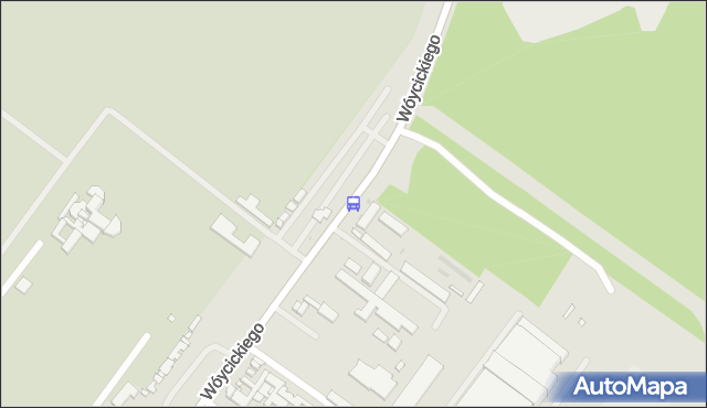 Przystanek Cm.Północny-Brama Gł. 01. ZTM Warszawa - Warszawa (id 606901) na mapie Targeo