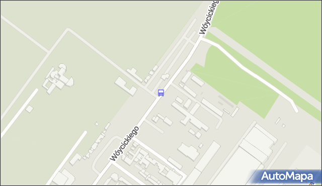 Przystanek Cm.Północny-Brama Gł. 02. ZTM Warszawa - Warszawa (id 606902) na mapie Targeo