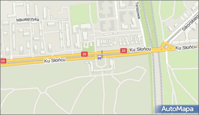 Przystanek Cmentarz Centralny 14. ZDiTM Szczecin - Szczecin (id 20714) na mapie Targeo