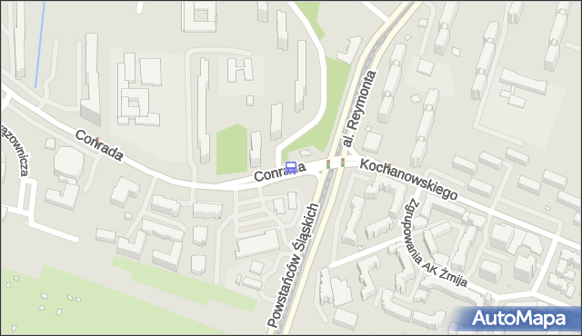 Przystanek Conrada 04. ZTM Warszawa - Warszawa (id 604704) na mapie Targeo