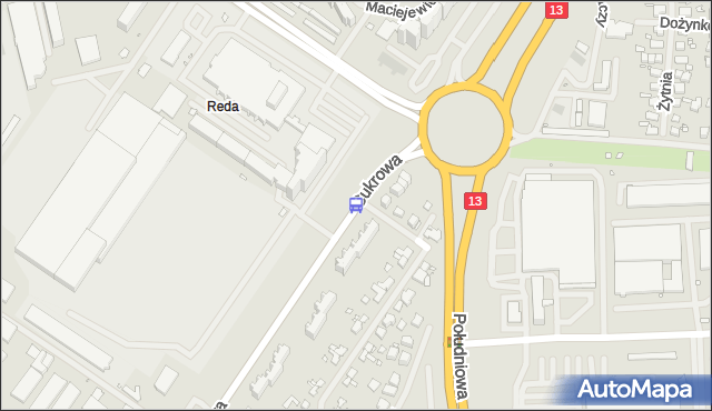Przystanek Cukrowa Uniwersytet 11. ZDiTM Szczecin - Szczecin (id 23811) na mapie Targeo