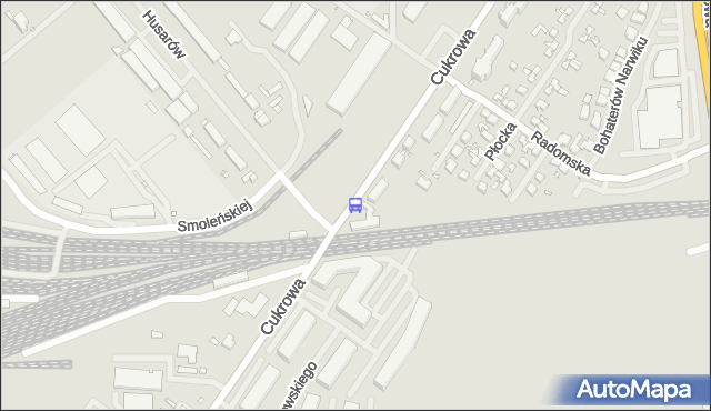 Przystanek Cukrowa. ZDiTM Szczecin - Szczecin (id 23912) na mapie Targeo