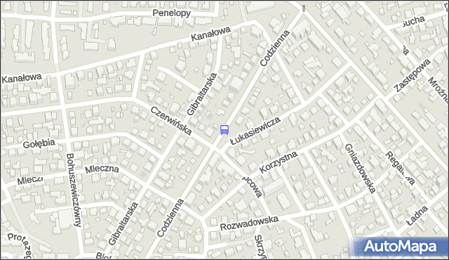 Przystanek Czerwińska 01. ZTM Warszawa - Warszawa (id 112101) na mapie Targeo