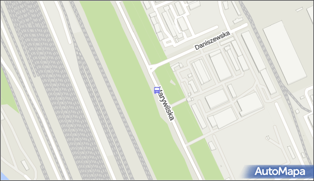Przystanek Daniszewska 01. ZTM Warszawa - Warszawa (id 109301) na mapie Targeo