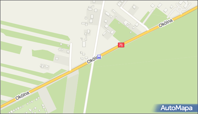 Przystanek DK nr 71 - Godlewskiego NŻ. MPKLodz - Łódź (id 176) na mapie Targeo