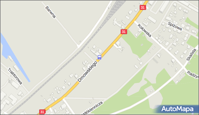 Przystanek Dmowskiego nż 11. ZDiTM Szczecin - Szczecin (id 82811) na mapie Targeo