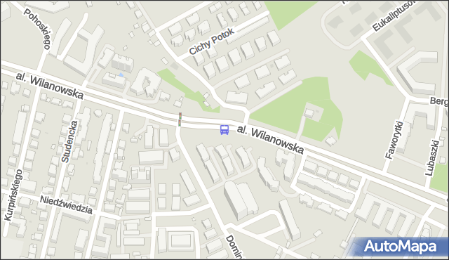 Przystanek Dominikańska 01. ZTM Warszawa - Warszawa (id 303801) na mapie Targeo