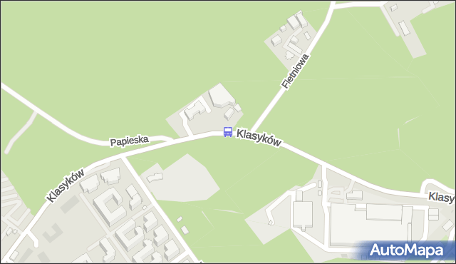 Przystanek Fletniowa 01. ZTM Warszawa - Warszawa (id 110301) na mapie Targeo