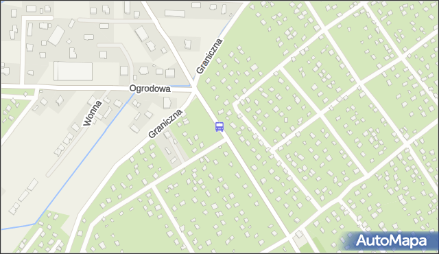 Przystanek Graniczna 02. ZTM Warszawa - Warszawa (id 407702) na mapie Targeo