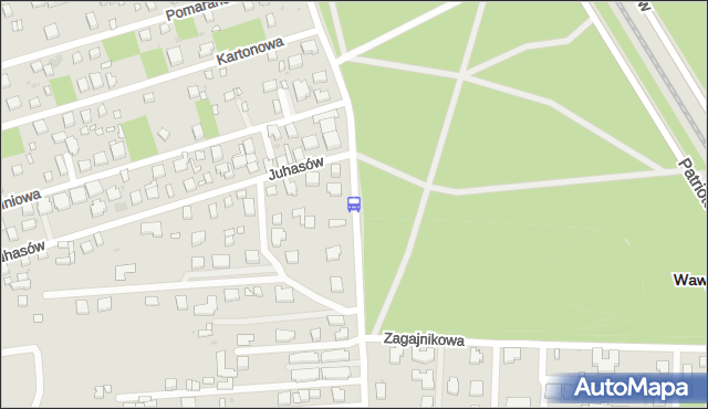 Przystanek Juhasów 01. ZTM Warszawa - Warszawa (id 237201) na mapie Targeo
