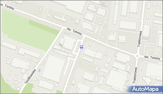 Przystanek Kaczeńcowa - św. Teresy NŻ. MPKLodz - Łódź (id 241) na mapie Targeo