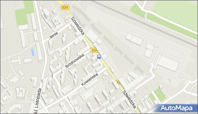 Przystanek Kamienna 01. ZTM Warszawa - Warszawa (id 107001) na mapie Targeo