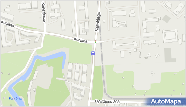 Przystanek Kocjana 01. ZTM Warszawa - Warszawa (id 516301) na mapie Targeo