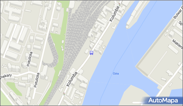 Przystanek Kolumba 12. ZDiTM Szczecin - Szczecin (id 22412) na mapie Targeo