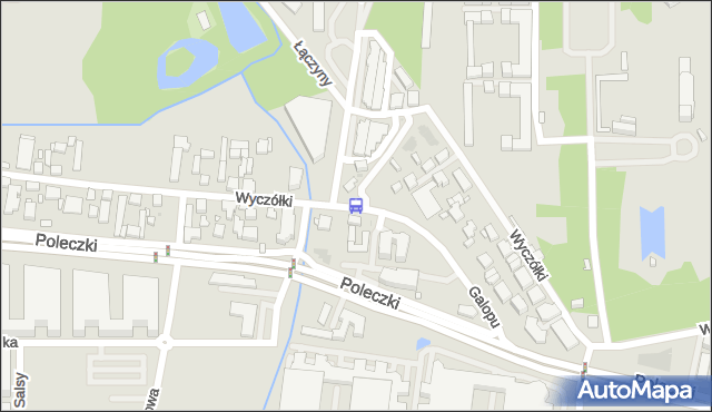 Przystanek Łączyny 02. ZTM Warszawa - Warszawa (id 310302) na mapie Targeo
