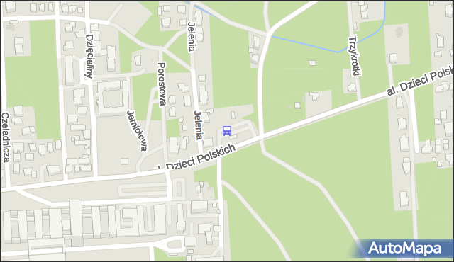 Przystanek Międzylesie 01. ZTM Warszawa - Warszawa (id 203201) na mapie Targeo