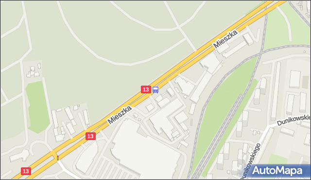 Przystanek Mieszka I 12. ZDiTM Szczecin - Szczecin (id 23412) na mapie Targeo