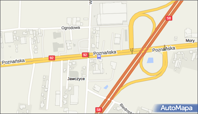 Przystanek Mory 01. ZTM Warszawa - Warszawa (id 509001) na mapie Targeo