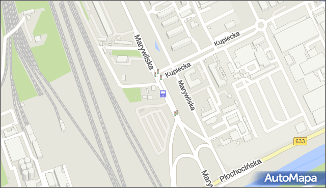 Przystanek os.Marywilska 01. ZTM Warszawa - Warszawa (id 109601) na mapie Targeo