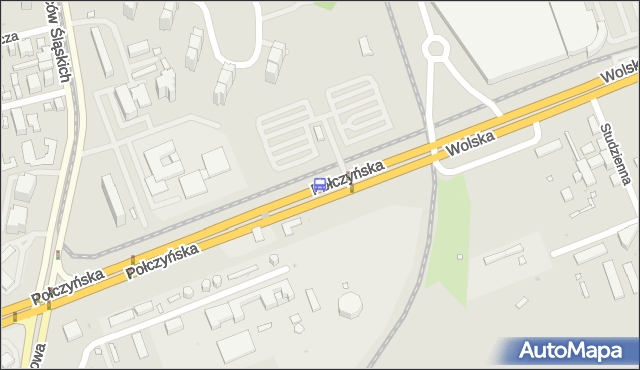 Przystanek P+R Połczyńska 02. ZTM Warszawa - Warszawa (id 500102) na mapie Targeo