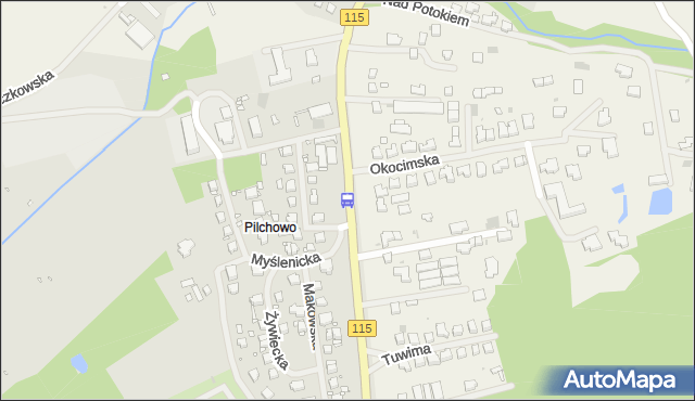 Przystanek Pilchowo Wodociągi 11. ZDiTM Szczecin - Szczecin (id 50111) na mapie Targeo
