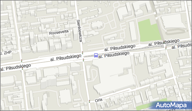 Przystanek Piłsudskiego - Sienkiewicza. MPKLodz - Łódź (id 734) na mapie Targeo