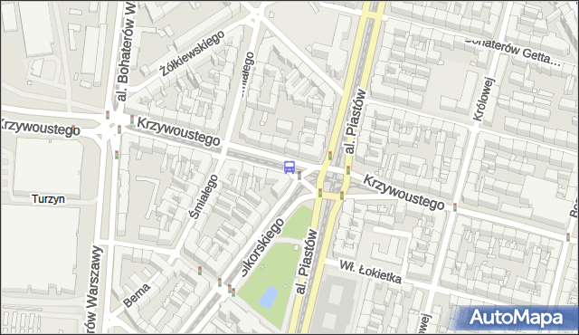 Przystanek Plac Kościuszki 51. ZDiTM Szczecin - Szczecin (id 10451) na mapie Targeo