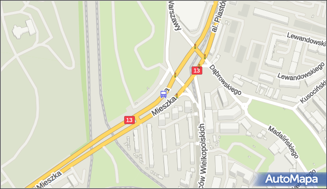 Przystanek Plac Szyrockiego 22. ZDiTM Szczecin - Szczecin (id 21222) na mapie Targeo