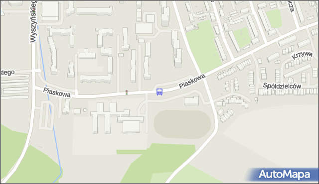 Przystanek Police Piaskowa Szkoła 12. ZDiTM Szczecin - Szczecin (id 52412) na mapie Targeo