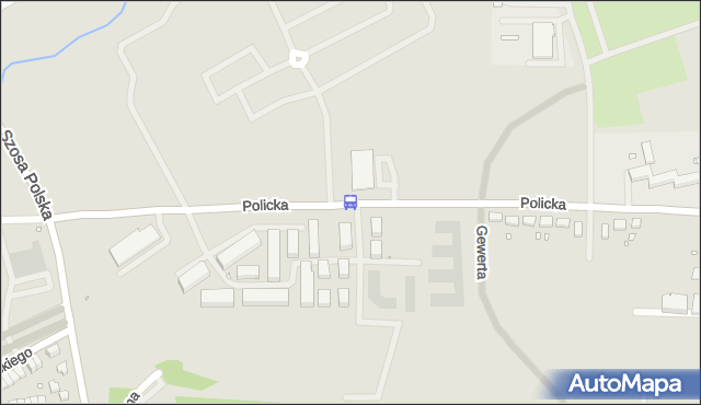 Przystanek Policka 11. ZDiTM Szczecin - Szczecin (id 43311) na mapie Targeo