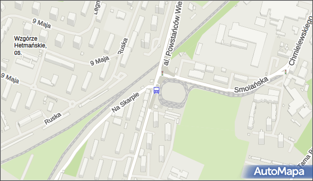 Przystanek Pomorzany 31. ZDiTM Szczecin - Szczecin (id 21631) na mapie Targeo
