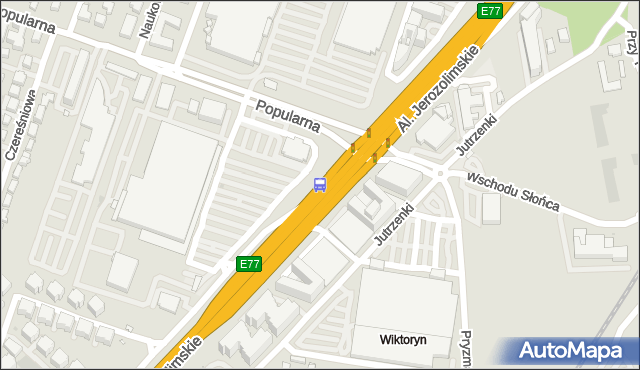 Przystanek Popularna 02. ZTM Warszawa - Warszawa (id 404802) na mapie Targeo