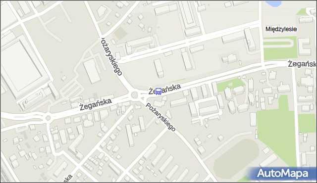 Przystanek Pożaryskiego 01. ZTM Warszawa - Warszawa (id 202801) na mapie Targeo